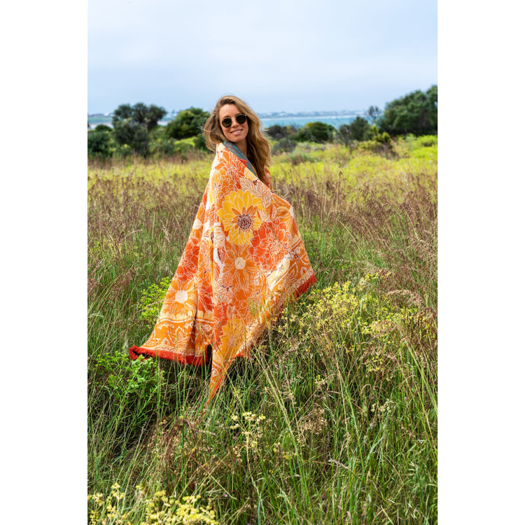 SUKALA Print Yogi Rug Warm Sunset